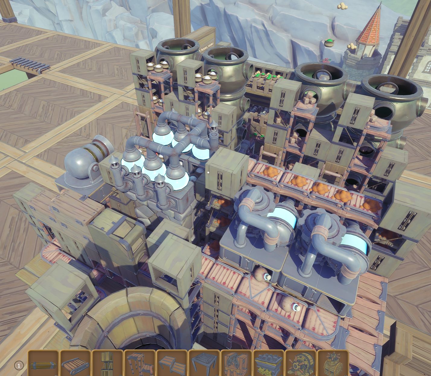 Cauldron tile - Growth potions